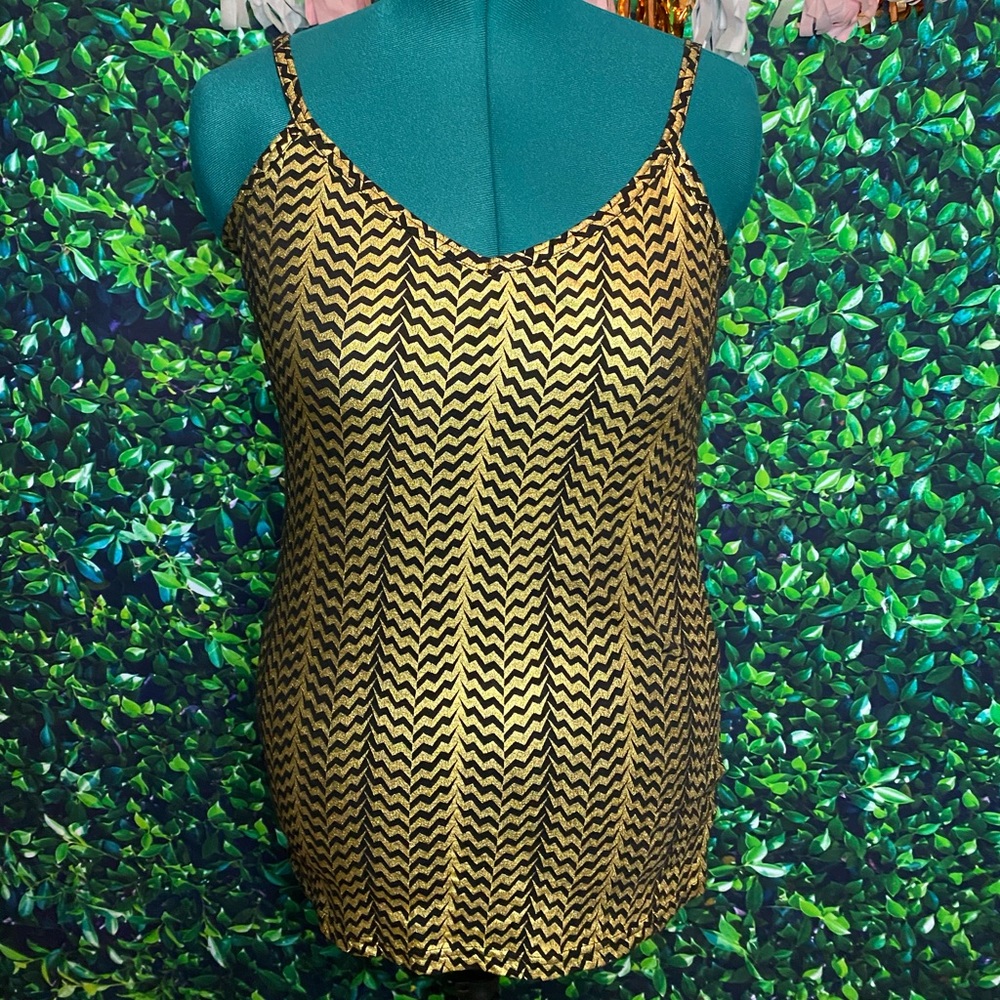 Black and Gold Tank